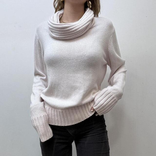 Slouchy knitted cashmere jumper