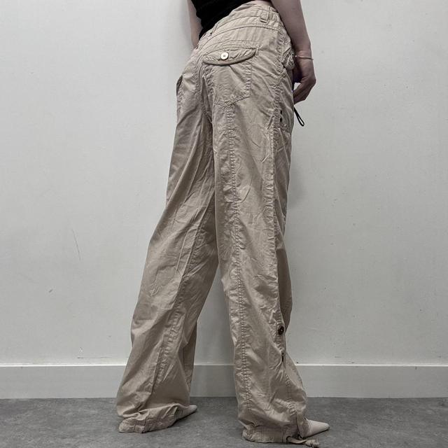 Y2k tan cargo pants