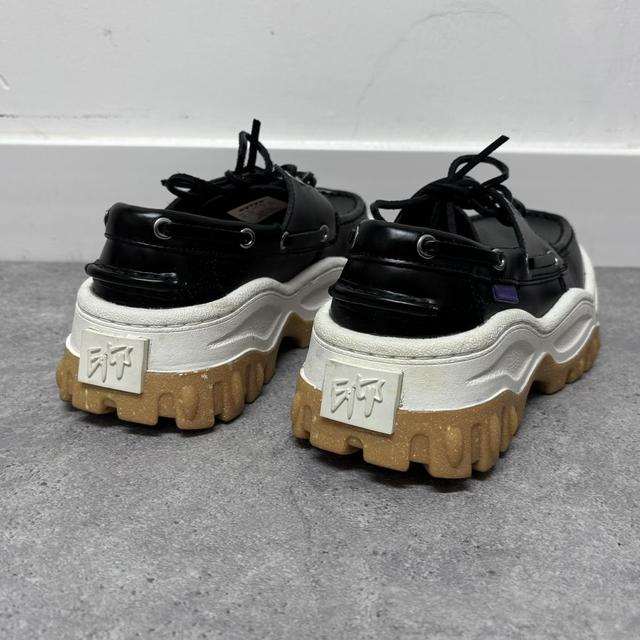 Eytys black Mykonos loafers platform shoes