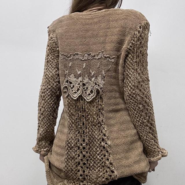 Brown lace fairy jumper