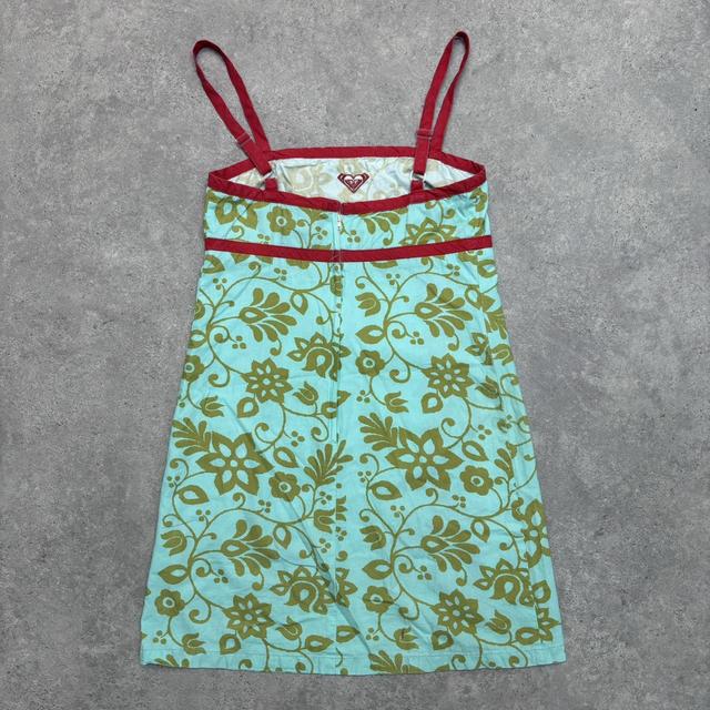 Tropical floral mini dress