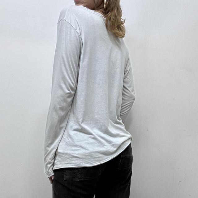 Distressed graphic grunge top