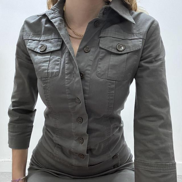 Vintage cargo mini dress