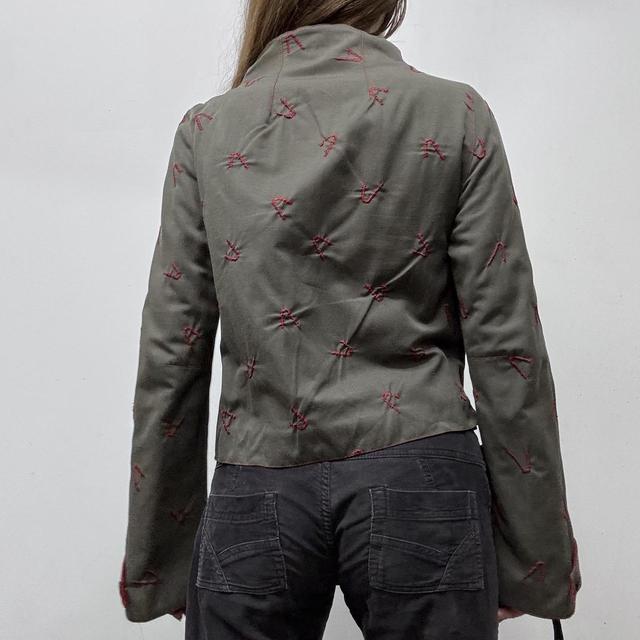 Asymmetric zip up jacket