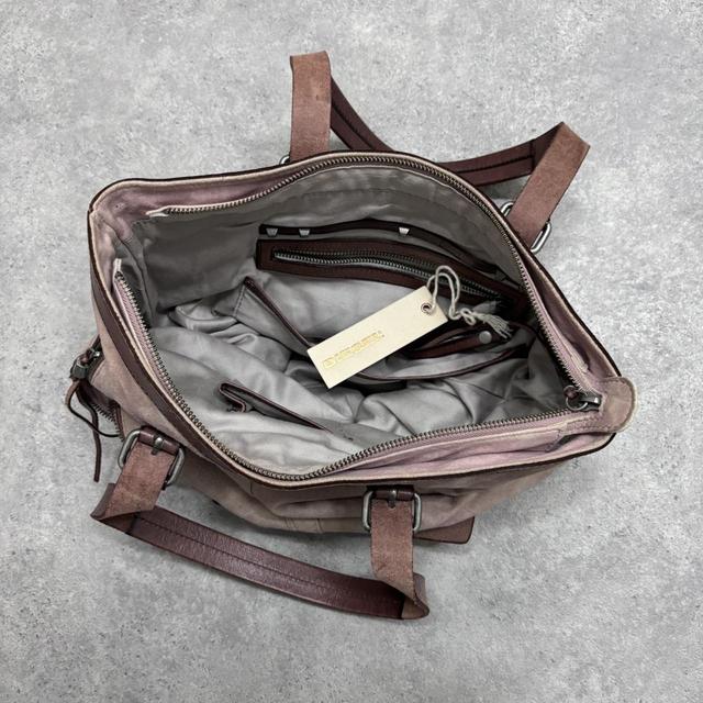 Distressed archival diesel shoulder bag bag