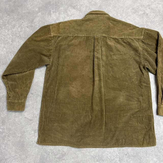 Khaki oversized corduroy jacket
