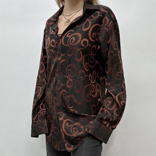 Vintage printed versace shirt