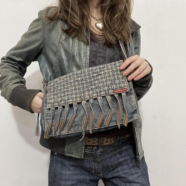 Miss sixty woven denim bag