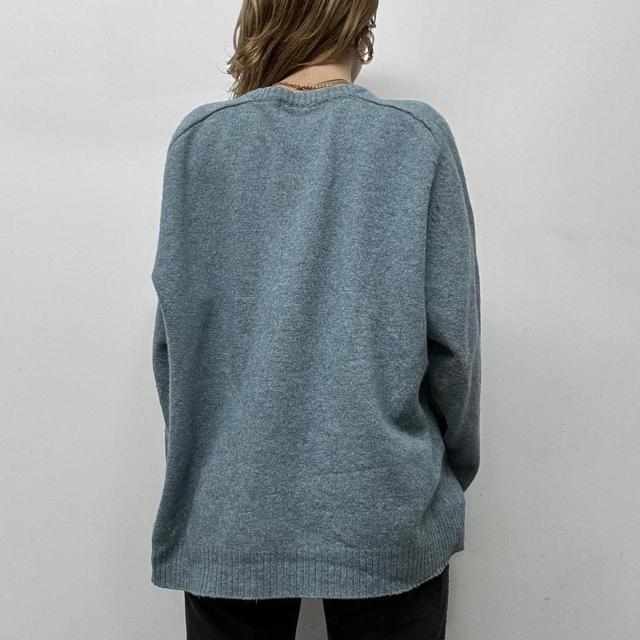 Oversized wool knit slouchy jumper