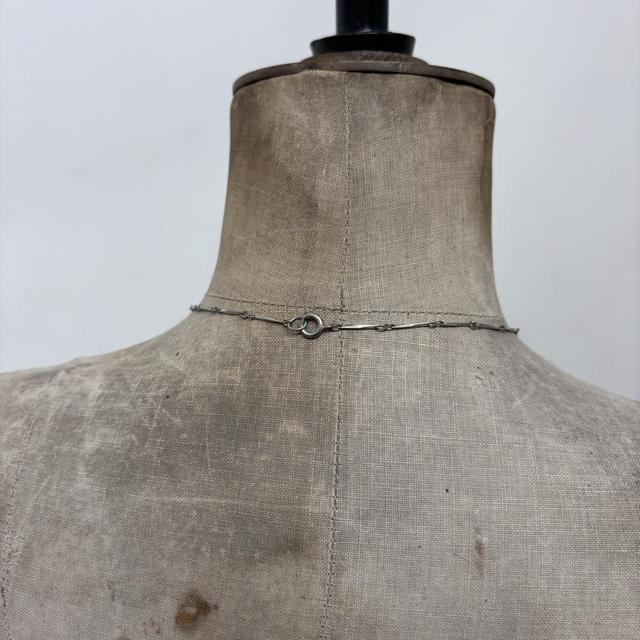 Silver heart chain necklace