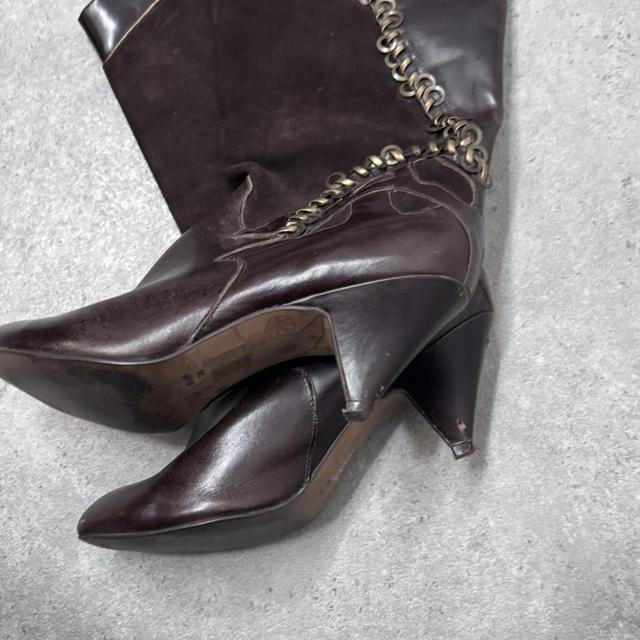 Eyelet studded boots
