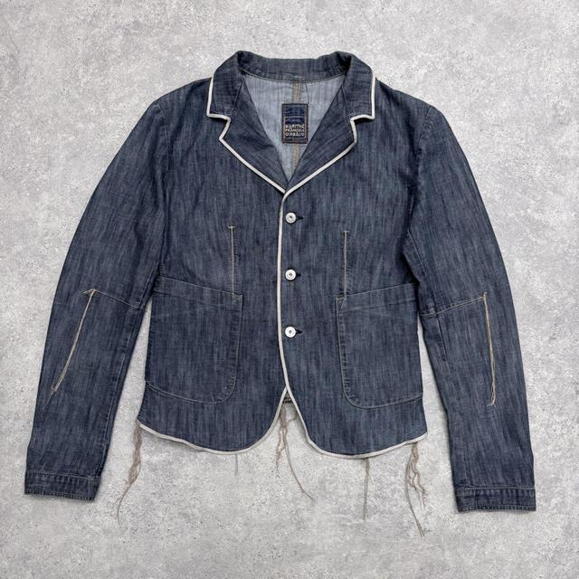 Salvage denim Marithe francois Girbaud fray jacket