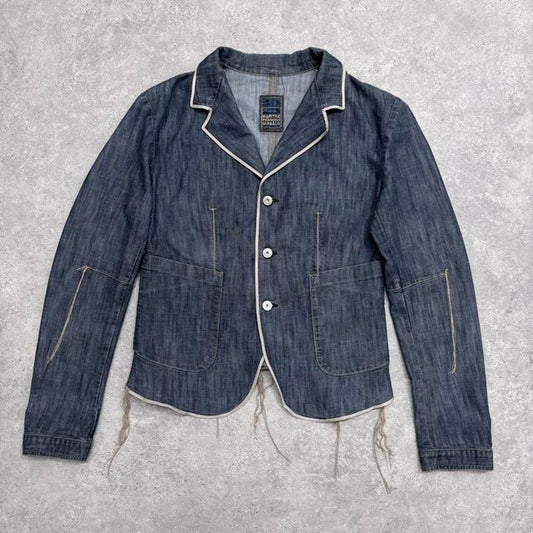 Salvage denim Marithe francois Girbaud fray jacket