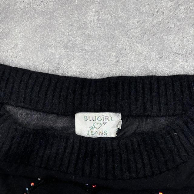 Vintage mesh slouchy mohair top