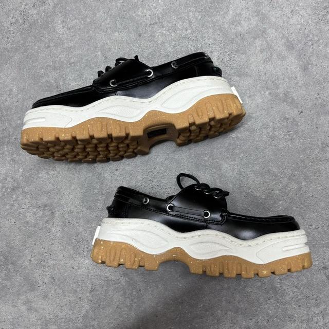 Eytys black Mykonos loafers platform shoes