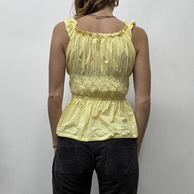 Lace corset ruffle milkmaid blouse