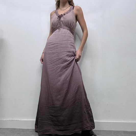Floaty silky maxi dress
