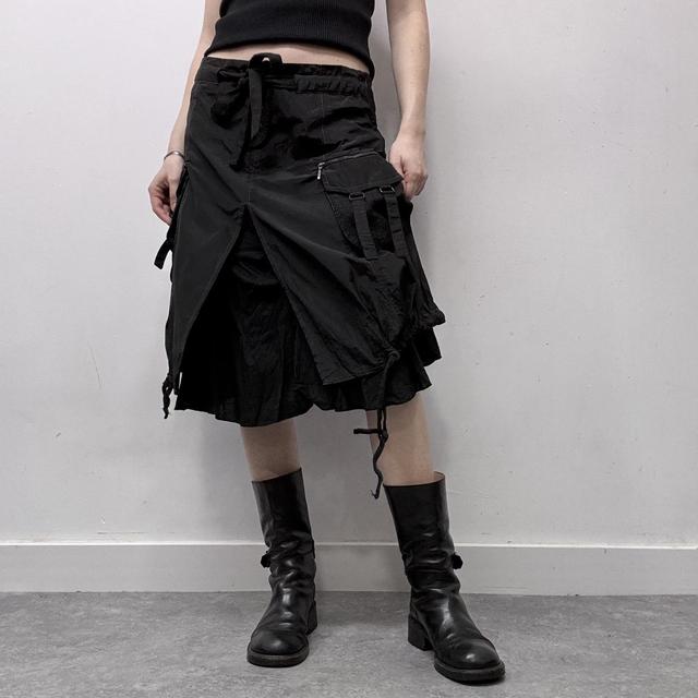 Grunge puff cargo grunge skirt