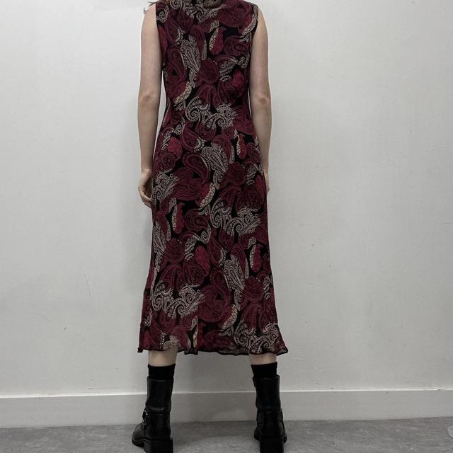 90s paisley summer dress