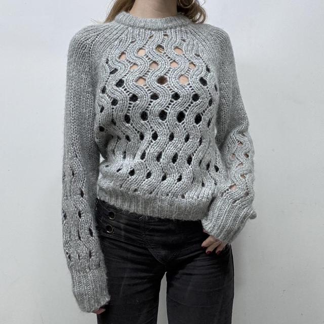 Alpaca wool knit jumper