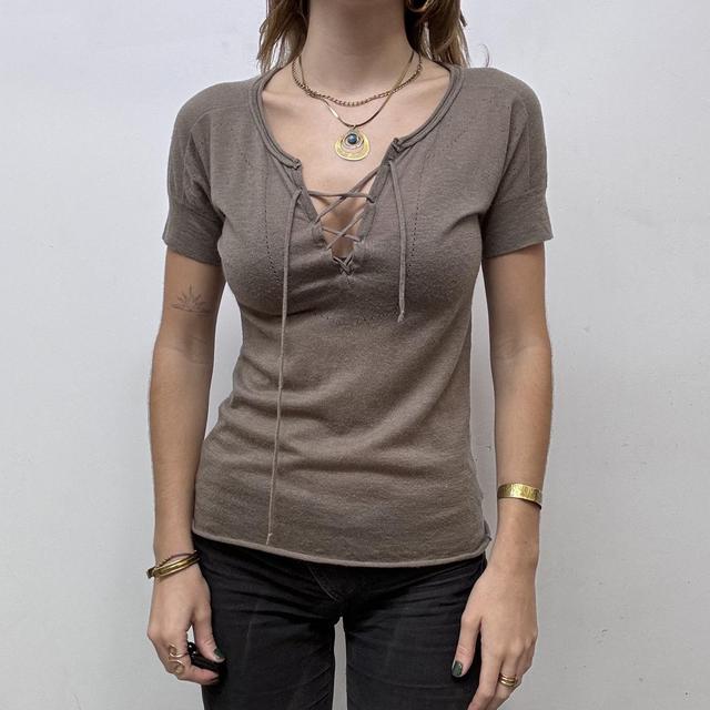 Vintage cashmere knitted top