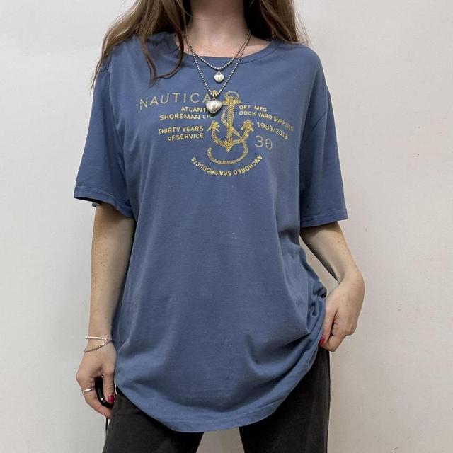 Vintage oversized blue NAUTICA T-shirt