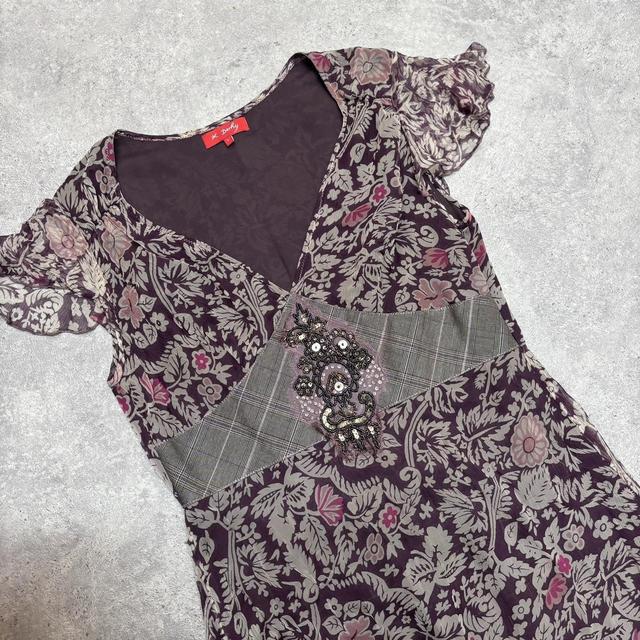 Silk ruffle twee dress