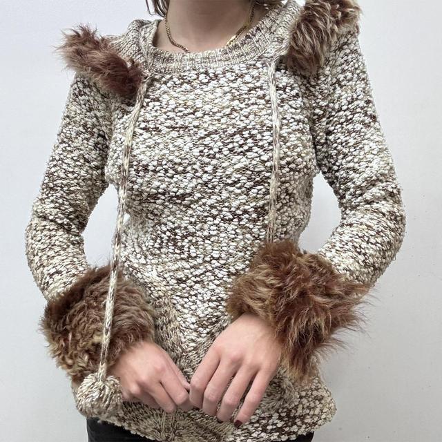 Fairy knit hoodie jumper