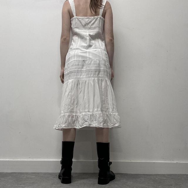 White lace coquette summer dress