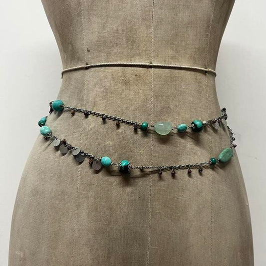 Beaded hippie waist chain