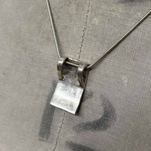Silver mother of pearl necklace