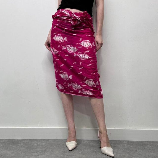 Vintage wrap skirt sarong