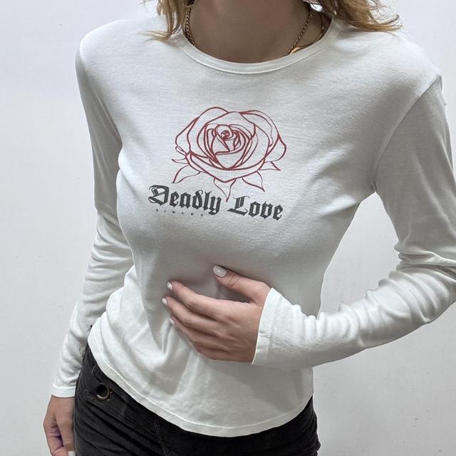 Graphic Rose printed tshirt