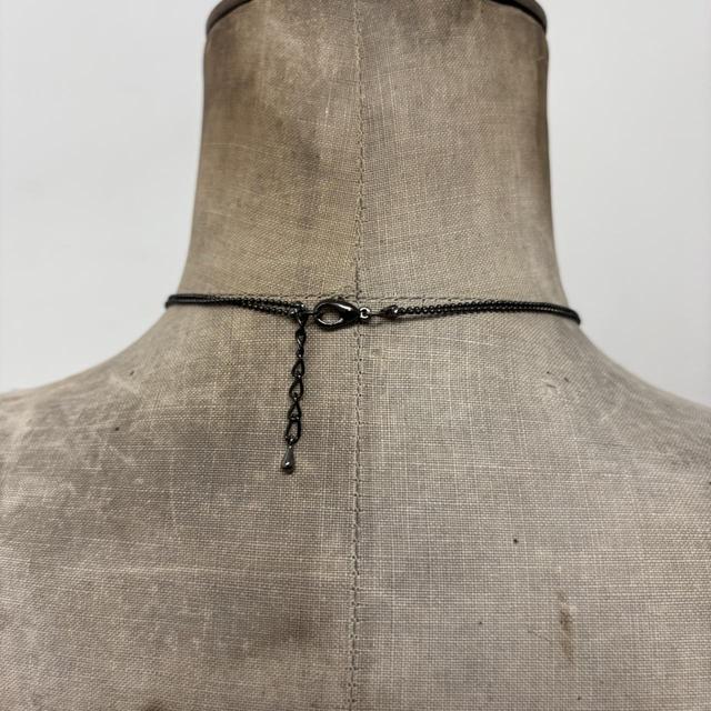 Draped chain butterfly necklace