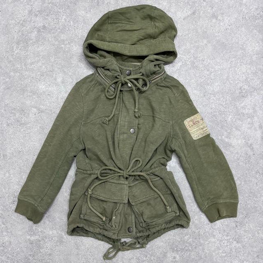 Khaki cotton cargo jacket