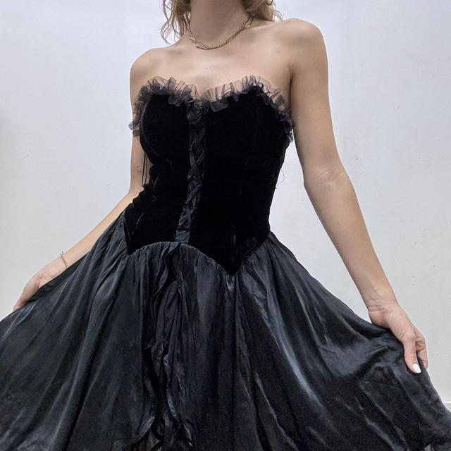 Gothic grunge corset dress