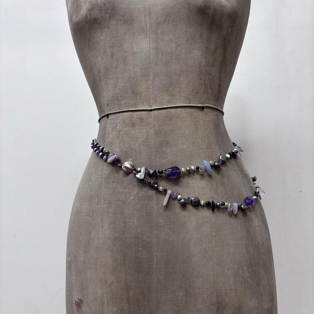 Crystal fairy layered waist chain