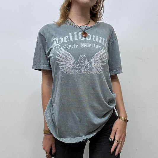 Vintage distressed graphic T-shirt