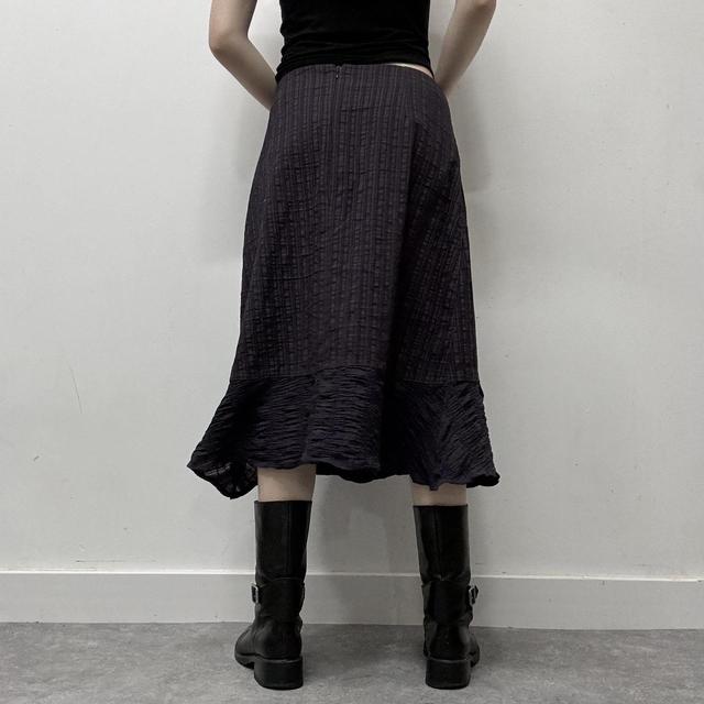 Cargo purple pinstipe skirt