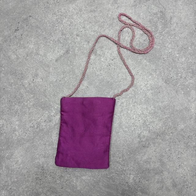 Pink beaded embelsihed bag