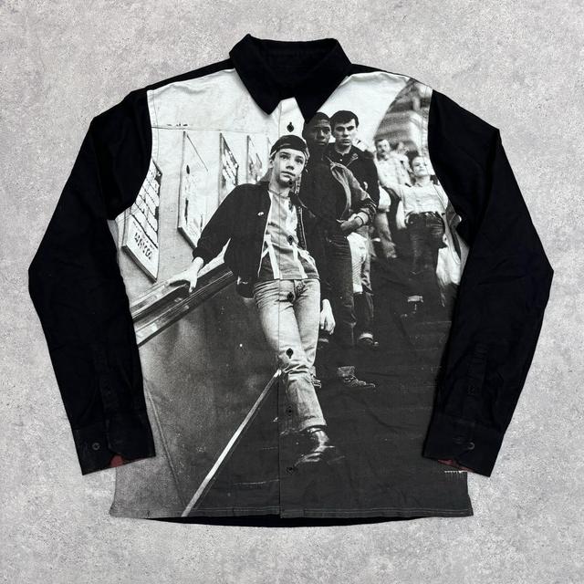 Punk graphic printed shirt