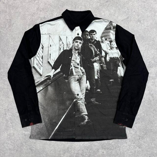 Punk graphic printed shirt