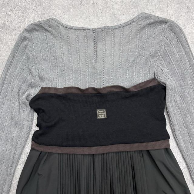 Cop copine layered pleated puff dress