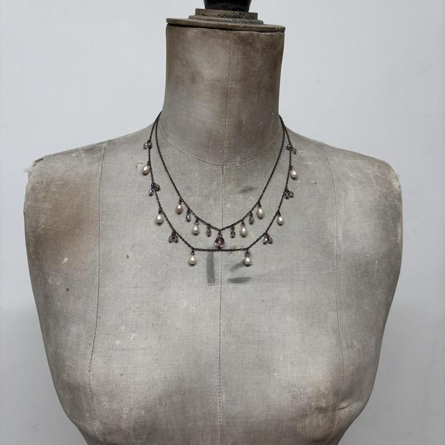 Drape fairy flower necklace