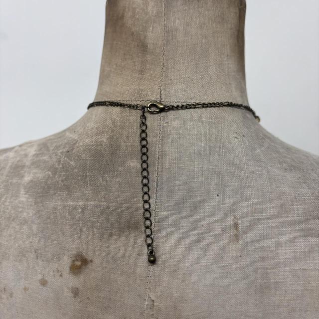 Pearl beaded crystal necklace