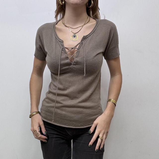 Vintage cashmere knitted top