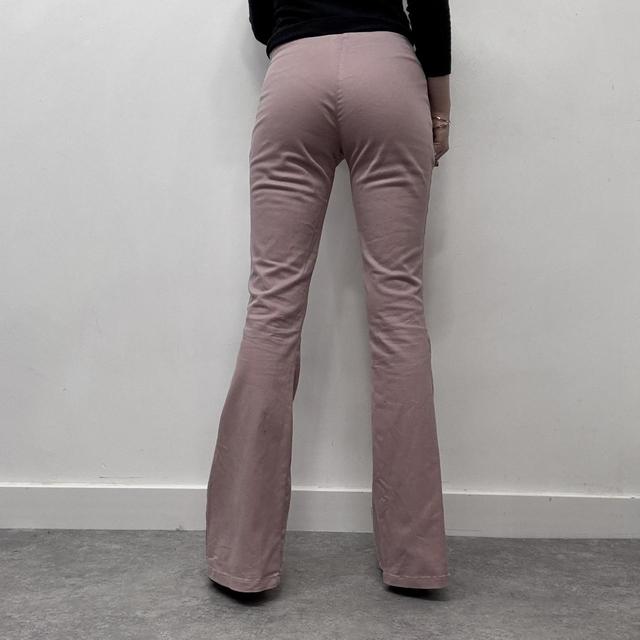 Pink corset flared jeans