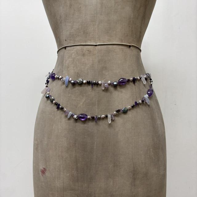 Crystal fairy layered waist chain