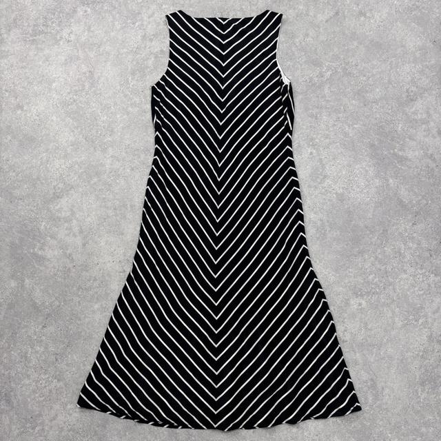 Pinstripe silk bias cut floaty dress