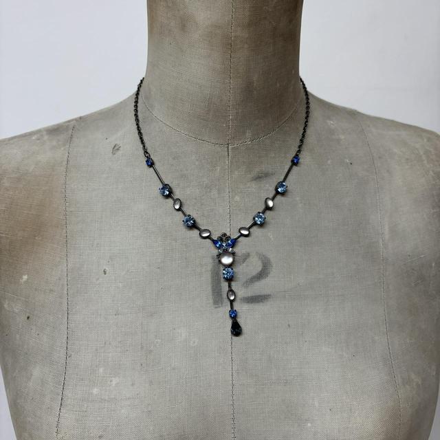 Boho fairy butterfly crystal necklace